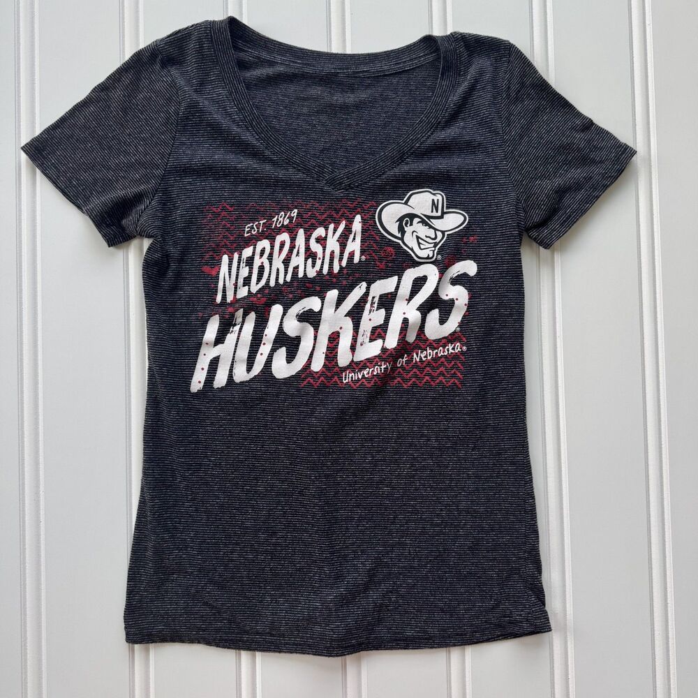 Women's Nebraska Huskers T Shirt | Cornhuskers Football Basketball Volleyball - Picture 2 of 6
